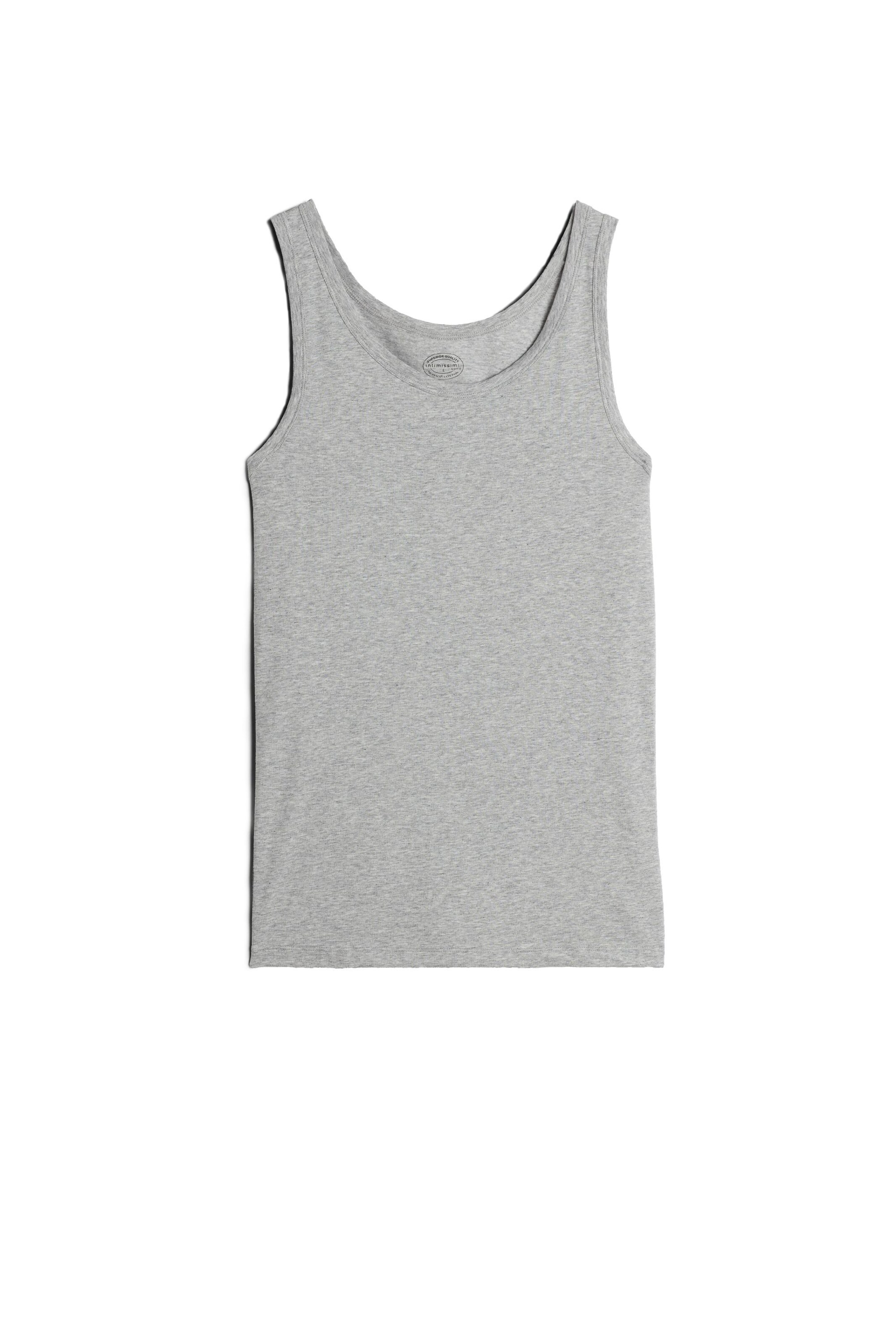 IUMAN Intimissimi Uomo Shirt in Grau: Vorderseite