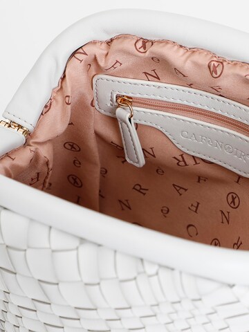 Borsa a tracolla di CAFè NOIR in bianco