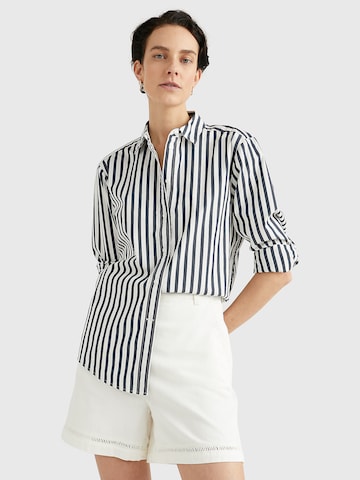 TOMMY HILFIGER Blouse '1985' in Blue: front