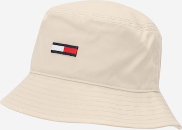 Tommy Jeans Hattu värissä beige: edessä