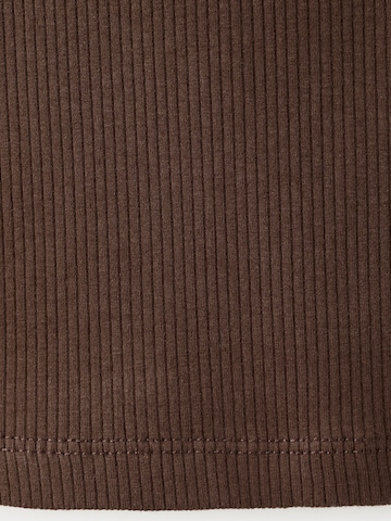 MANGO Majica 'LOCY' | rjava barva