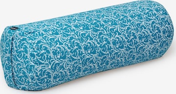 Yogishop Pillow in Blue: front