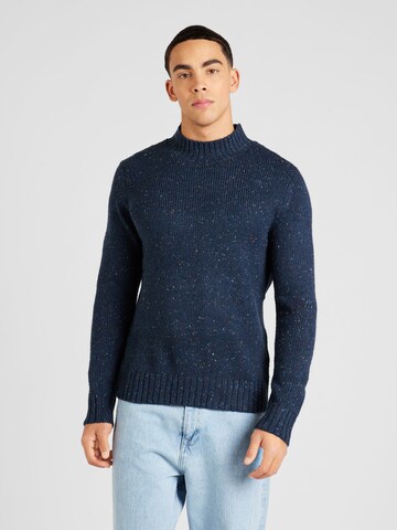 JACK & JONES Trui 'NOLAN' in Blauw: voorkant