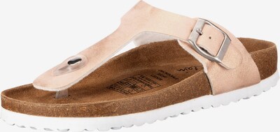 JANE KLAIN Pantoletten in rosegold, Produktansicht