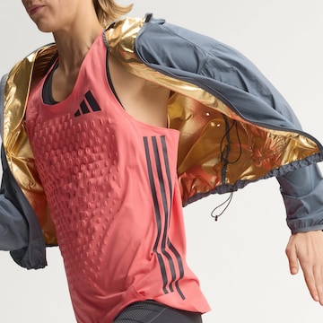 ADIDAS PERFORMANCE Športová bunda 'Adizero Blaze' - Sivá