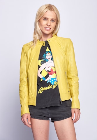 Maze Between-Season Jacket 'Marcie' in Yellow: front