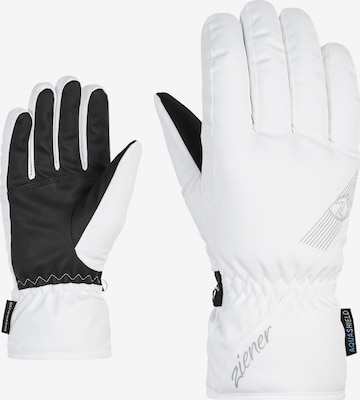 ZIENER Athletic Gloves 'KORENA AS(R)' in White: front