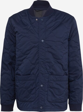 DENHAM Between-season jacket in Blue: front