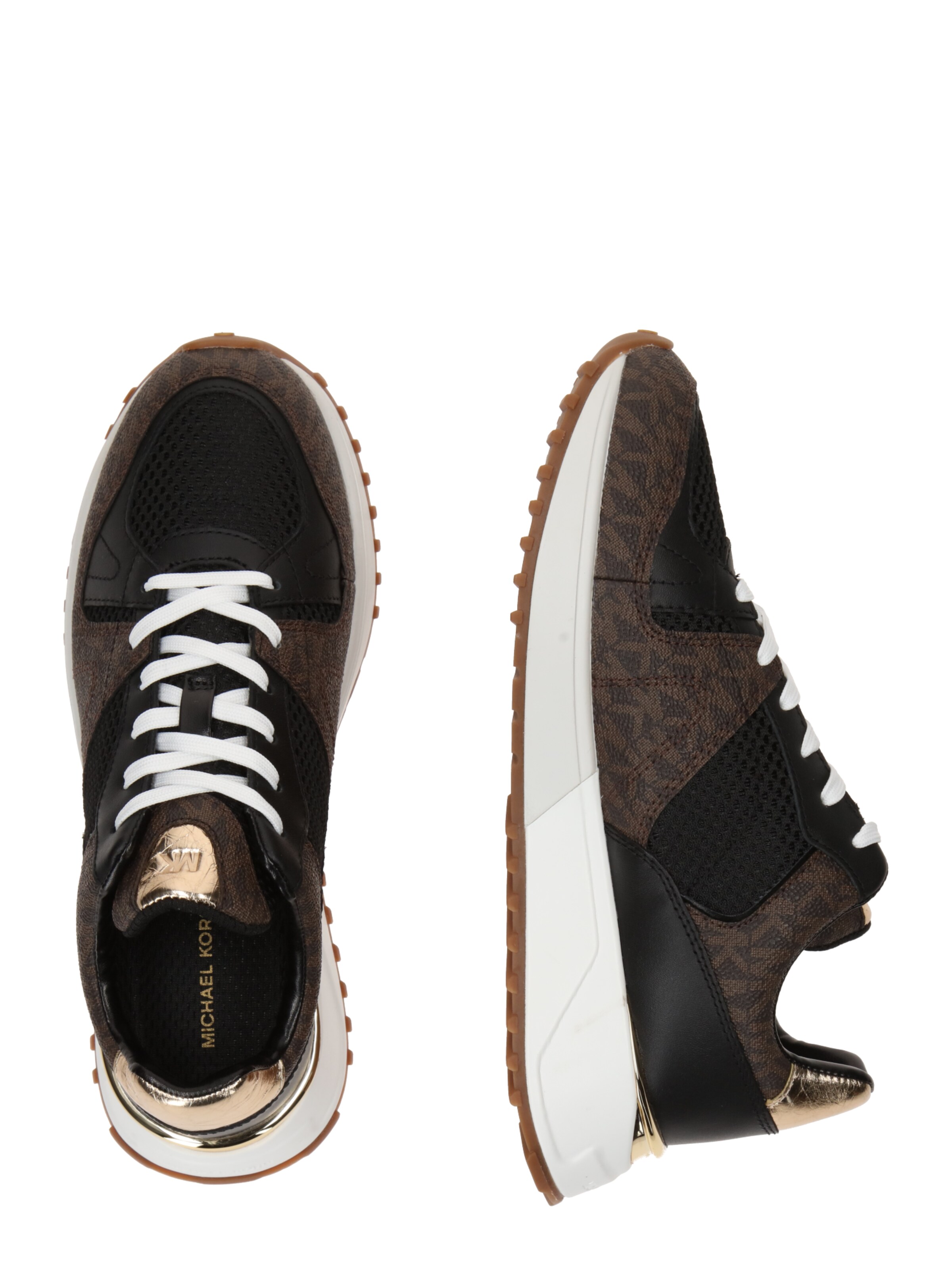 MICHAEL Michael Kors Ниски маратонки 'JAIME' в кафяво