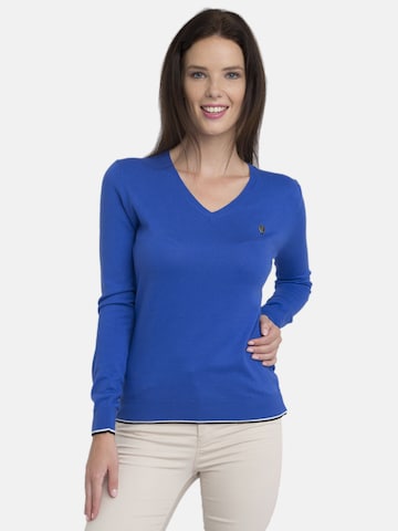 Sir Raymond Tailor Sweater 'Susan' in Blue: front