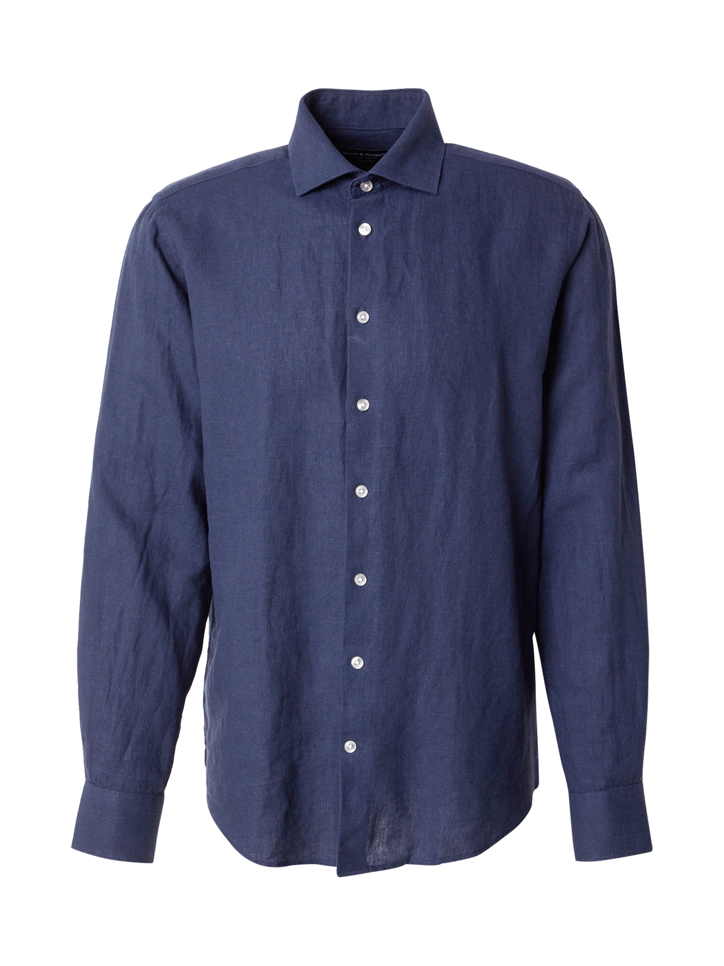 Bruun & Stengade Regular fit Button Up Shirt 'Antonelli' in Blue: front