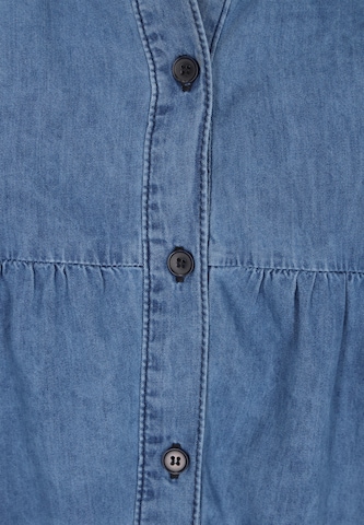 NALLY - Vestidos camiseiros 'Fashion Look' em azul