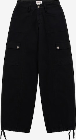GUESS Originals Cargo trousers in Black: front