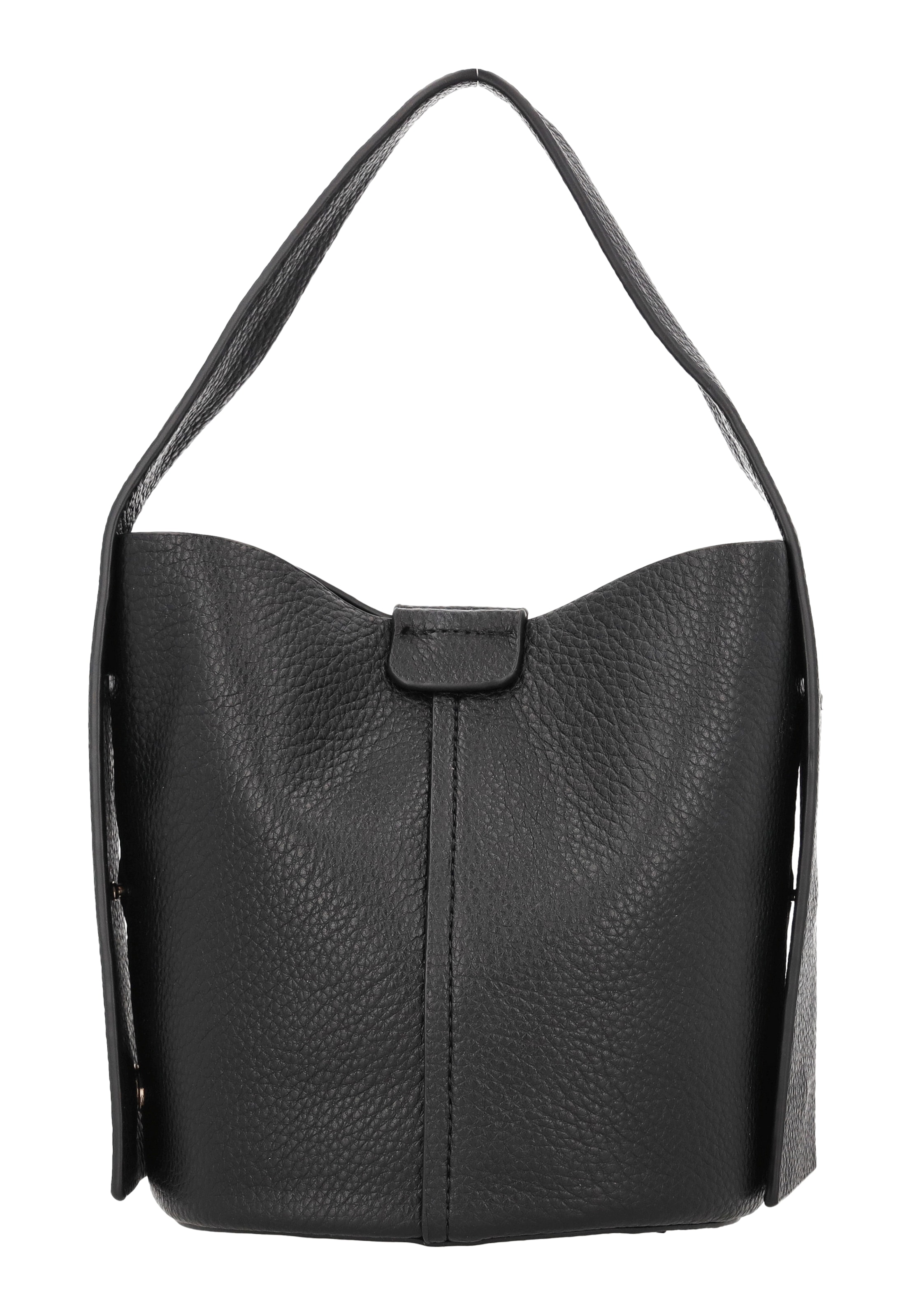 usha WHITE LABEL - Bolso saco en negro: frente