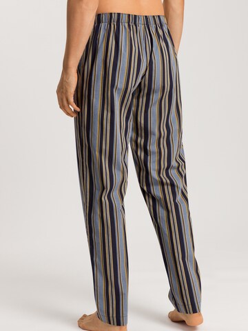 Hanro Pajama pants ' Night & Day ' in Blue