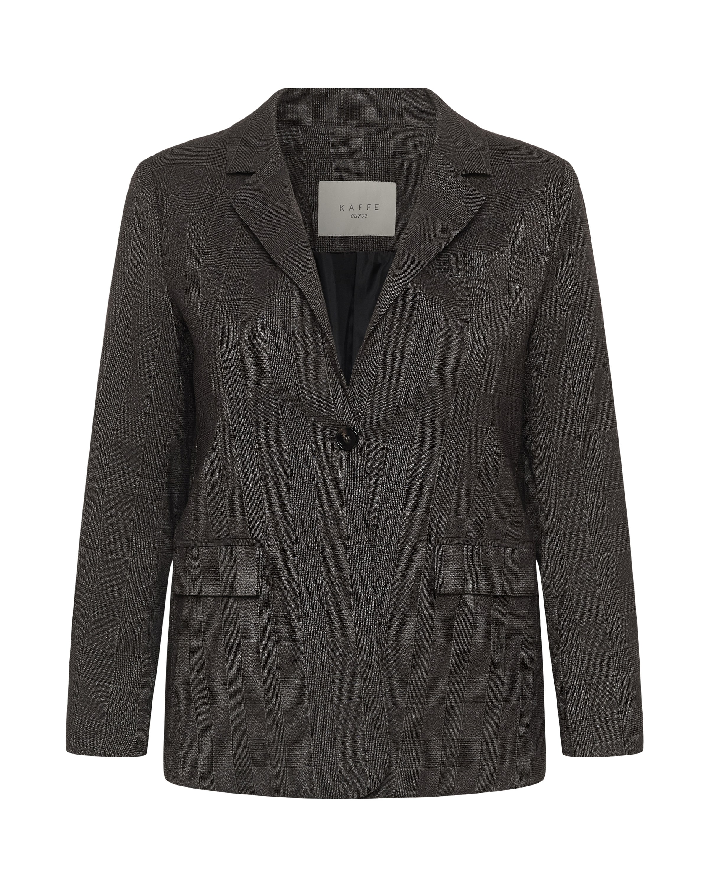 Blazer 'KClenoma' KAFFE CURVE en gris : devant