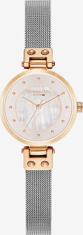 Victoria Hyde Analog Watch in Silver: front