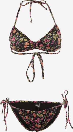 Trendyol Bikini en vert clair / orange / pitaya / noir, Vue avec produit