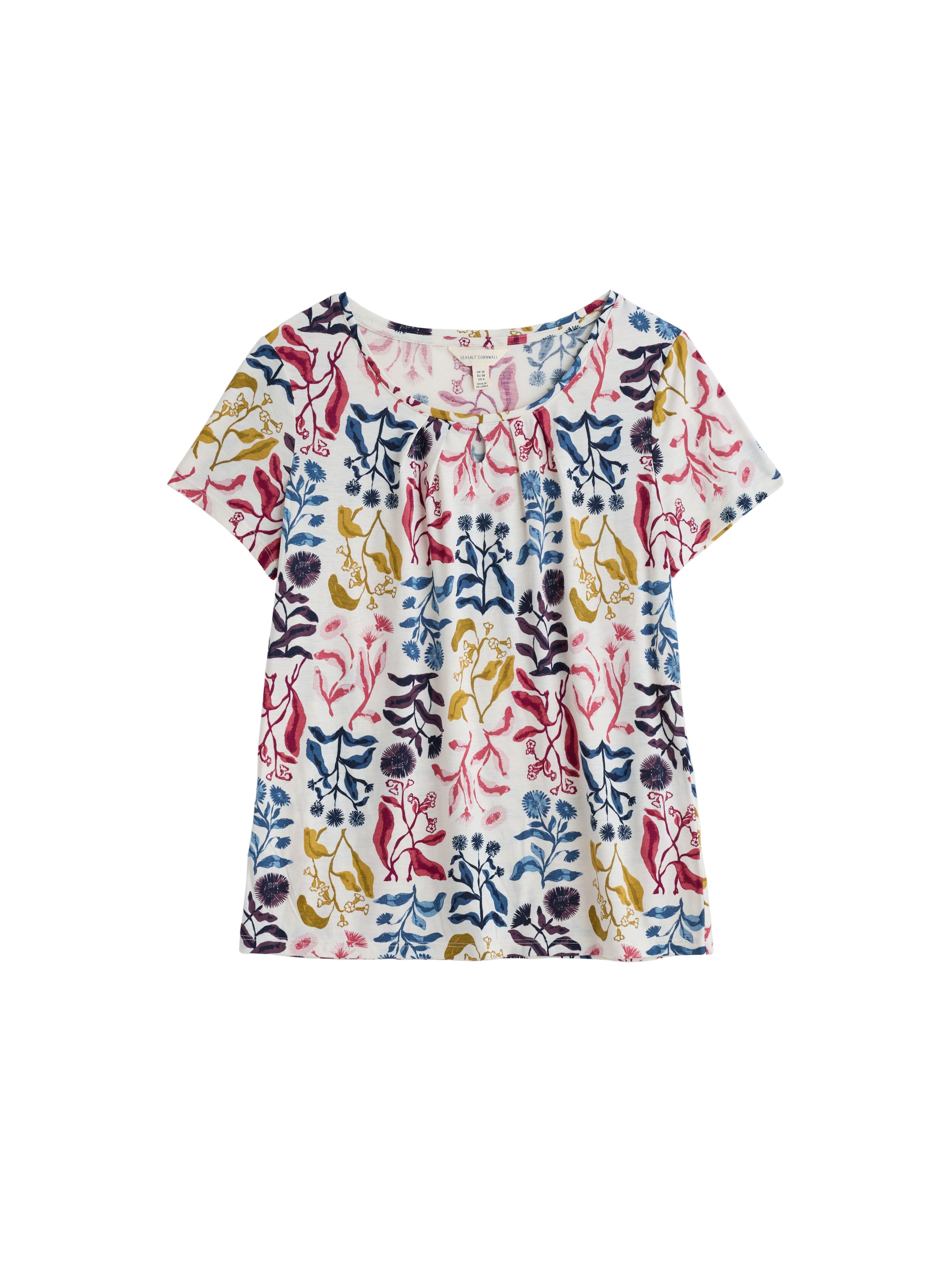 Seasalt Cornwall Shirt 'Appletree' in Wit: voorkant