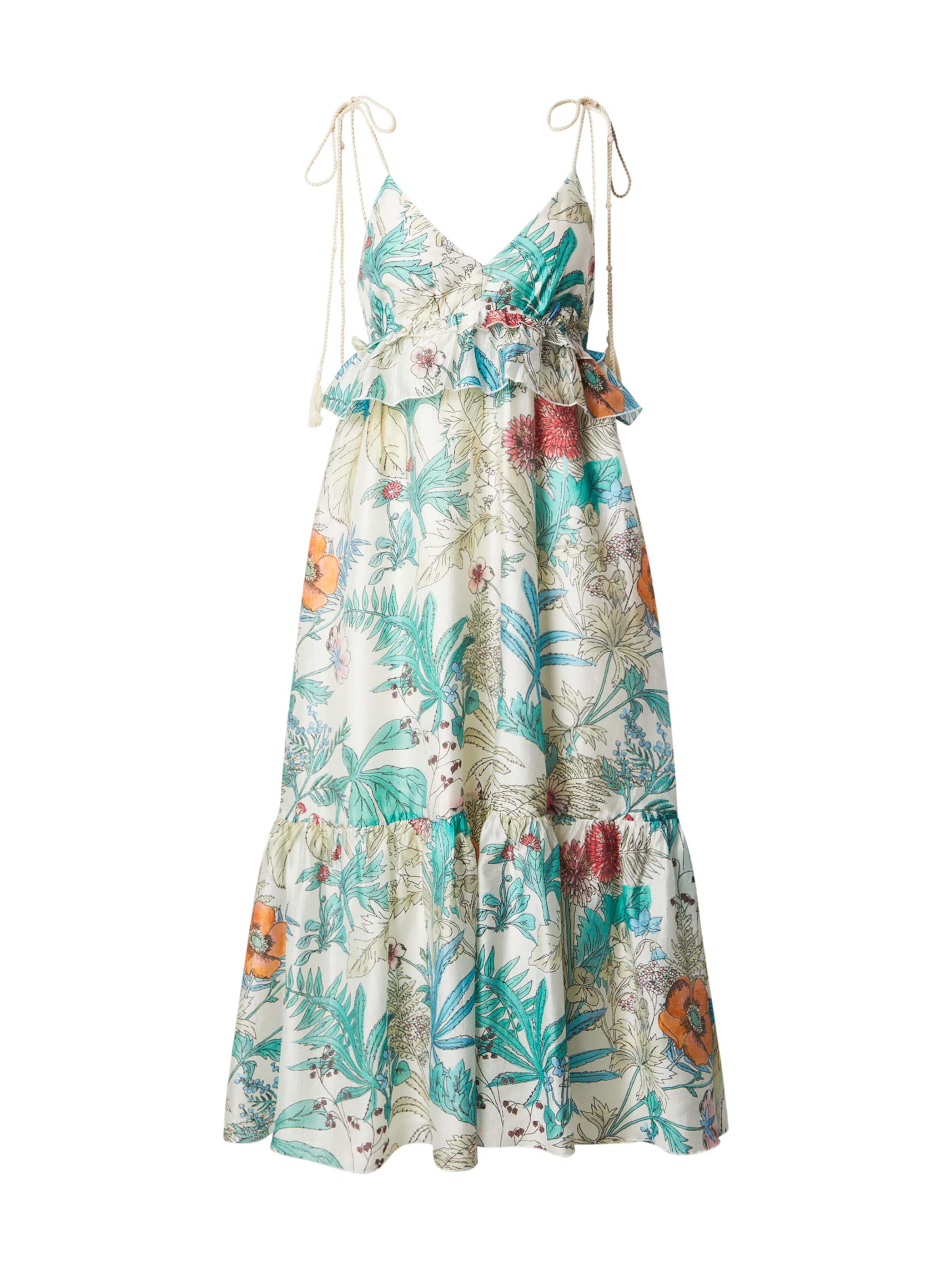 & Other Stories Letní šaty – béžová: přední strana