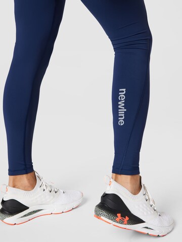 Skinny Pantalon de sport Newline en bleu