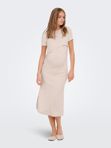 Robe 'OLMDandra' Only Maternity en beige