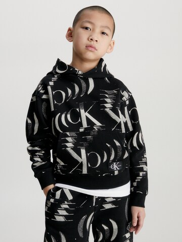 Calvin Klein Jeans Sweatshirt in Schwarz: Vorderseite