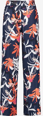 GERRY WEBER Wide leg Broek in Blauw: voorkant