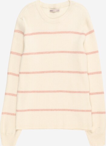 KIDS ONLY Sweater 'Katia-Fia' in Beige: front