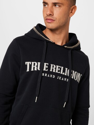 True Religion Bluzka sportowa w kolorze czarny