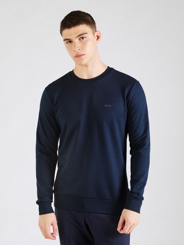 Sweat-shirt 'Stadler' BOSS en bleu : devant