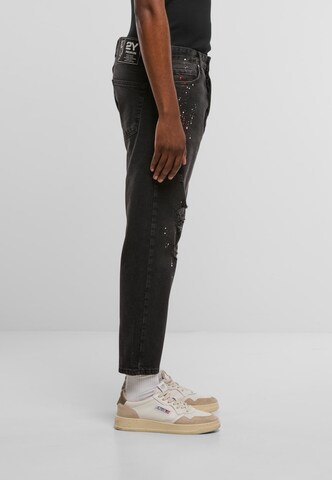 2Y Premium Loose fit Jeans 'Kjell' in Black