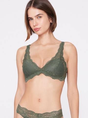 Tezenis Triangle Bra 'Havana' in Green: front