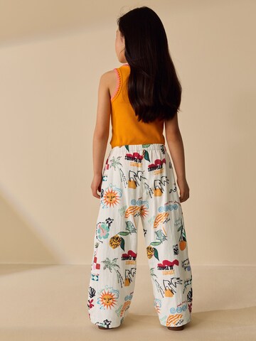 Wide leg Pantaloni di Next in bianco