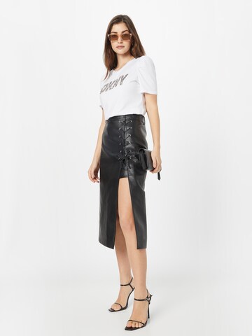 DKNY T-shirt i vit