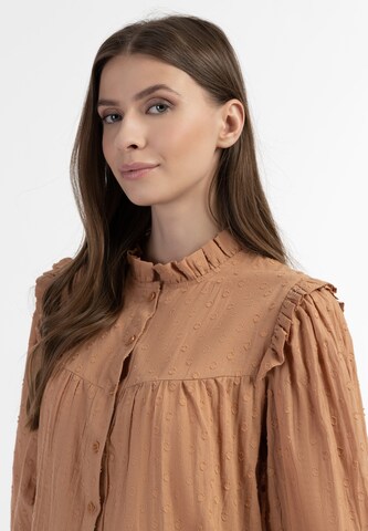 DreiMaster Vintage Блузка 'Abrel' в Коричневый