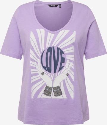 Ulla Popken Shirt in Purple: front