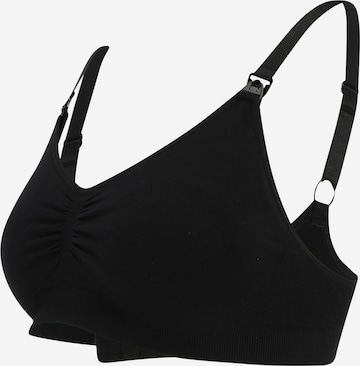 Soutien-gorge d’allaitement Lindex Maternity en noir : devant