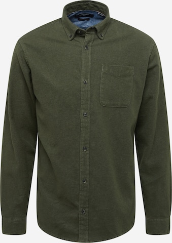 Chemise 'WALTER' JACK & JONES en vert : devant