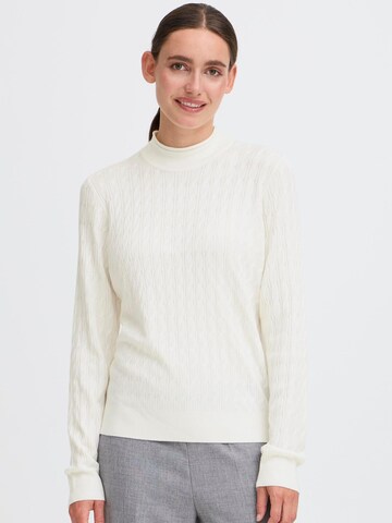 Oxmo - Pullover em branco: frente
