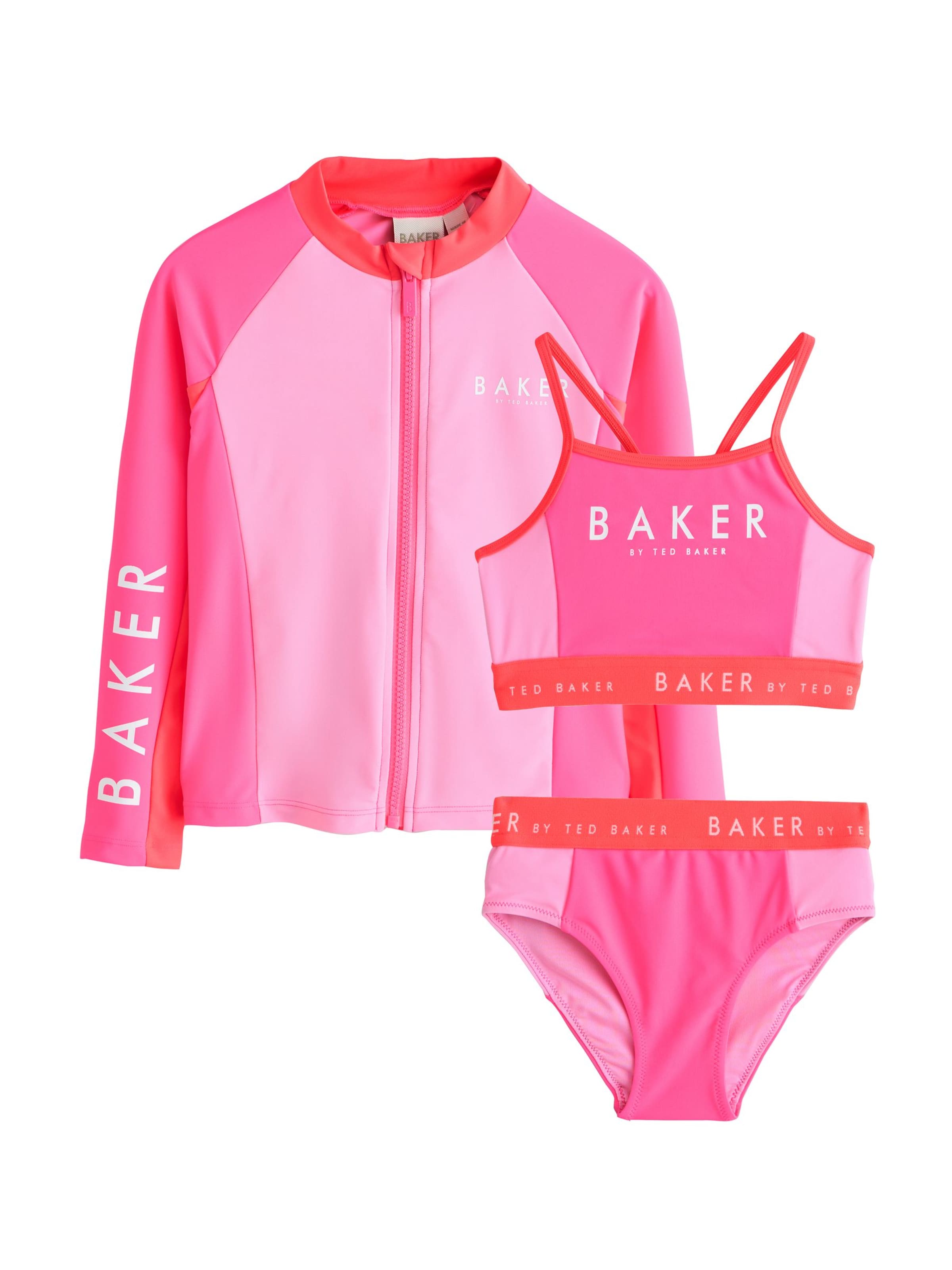 Invisible Bikini Baker by Ted Baker en rose : devant