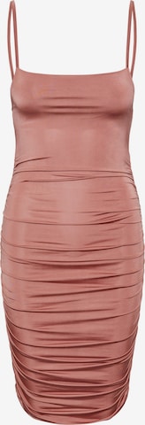 PIECES Koktejlové šaty 'HANNAH' – pink: přední strana