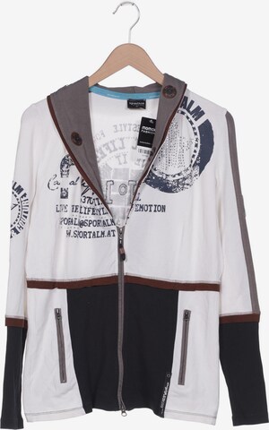 Sportalm Sweatshirt & Zip-Up Hoodie in XL in White: front