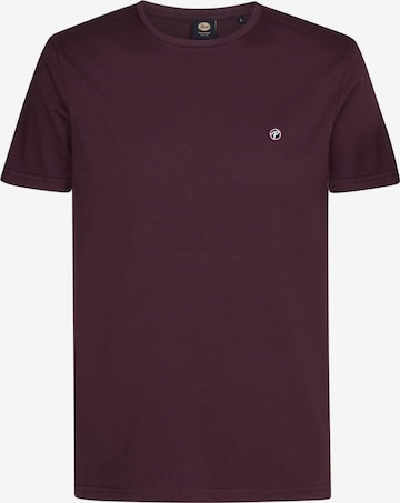 Petrol Industries T-Shirt 'Windward' in Rot: Vorderseite