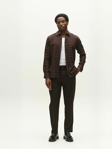 GABBA Comfort Fit Shirt ' sven ' in Braun
