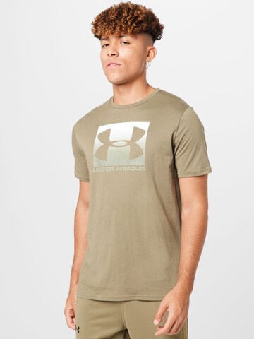 UNDER ARMOUR Functioneel shirt in Groen: voorkant