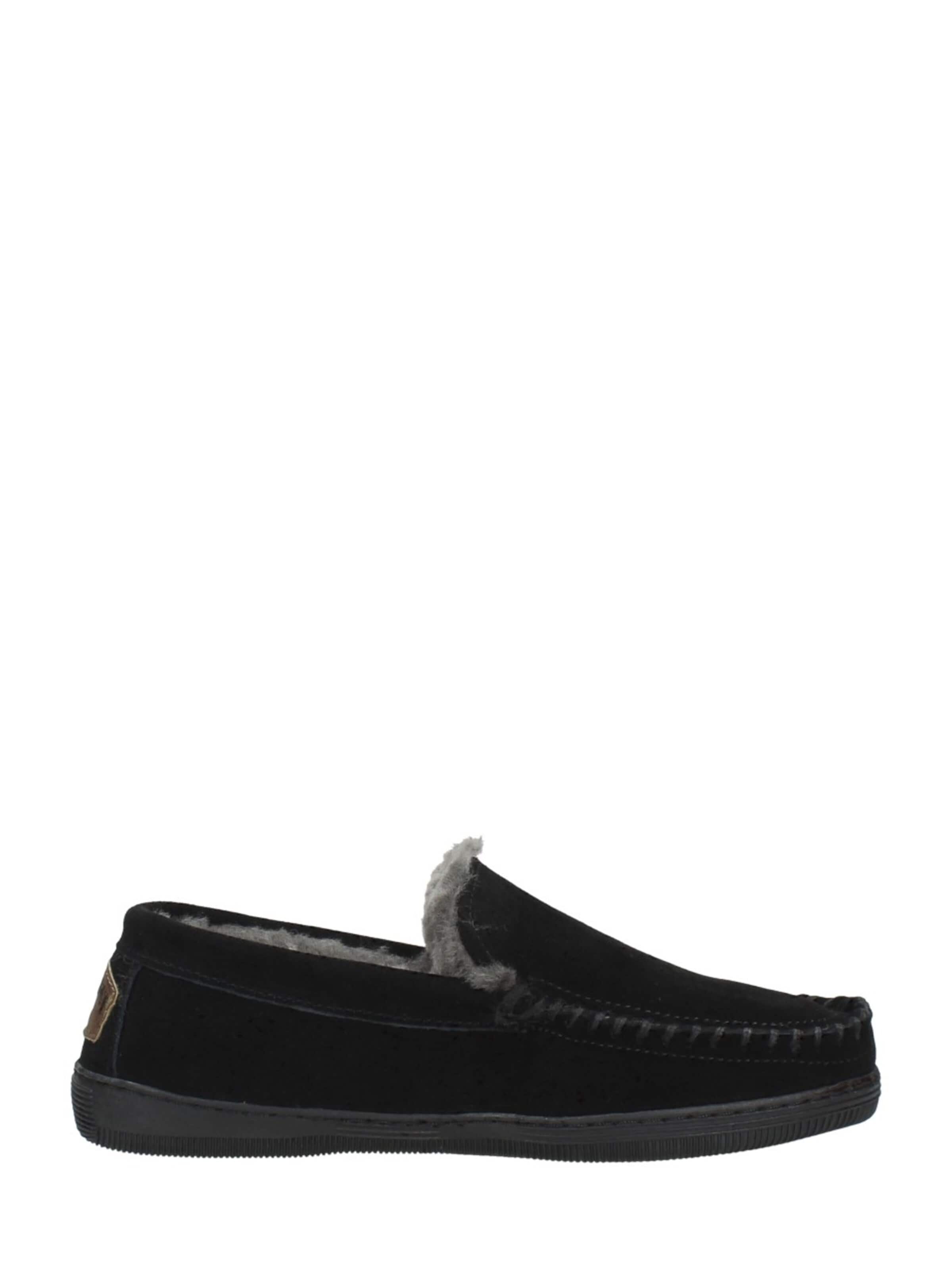 Warmbat Hausschuh 'Grizzly'‌‌‌‌‌ in Schwarz