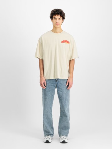 ALPHA INDUSTRIES Футболка 'Hawaii Aloha' в Белый