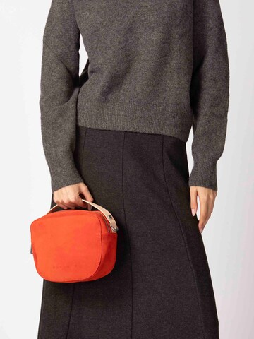BREE - Mala de ombro 'The Icons Cube' em laranja
