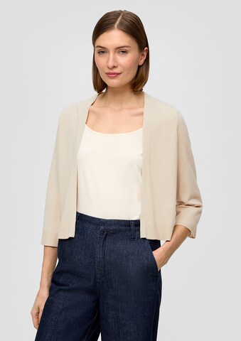 Cardigan s.Oliver BLACK LABEL en beige : devant